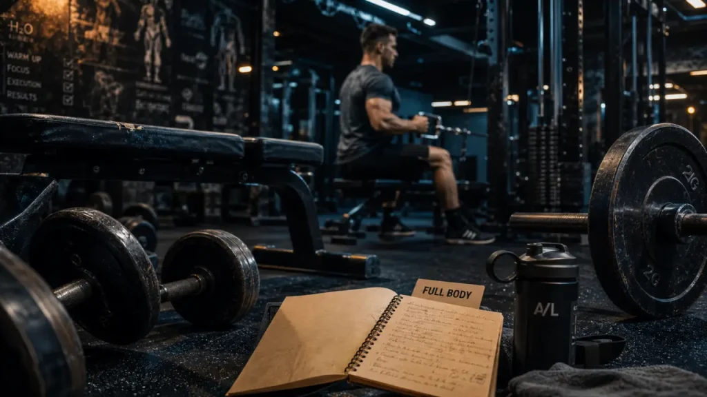 Full body : 2 à 3 séances par semaine en salle de sport