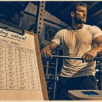 Bodybuilding naturelle : homme en salle, progression hebdo sans dopage