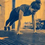 Burpees débutant sans saut sans pompe au sol sur tapis
