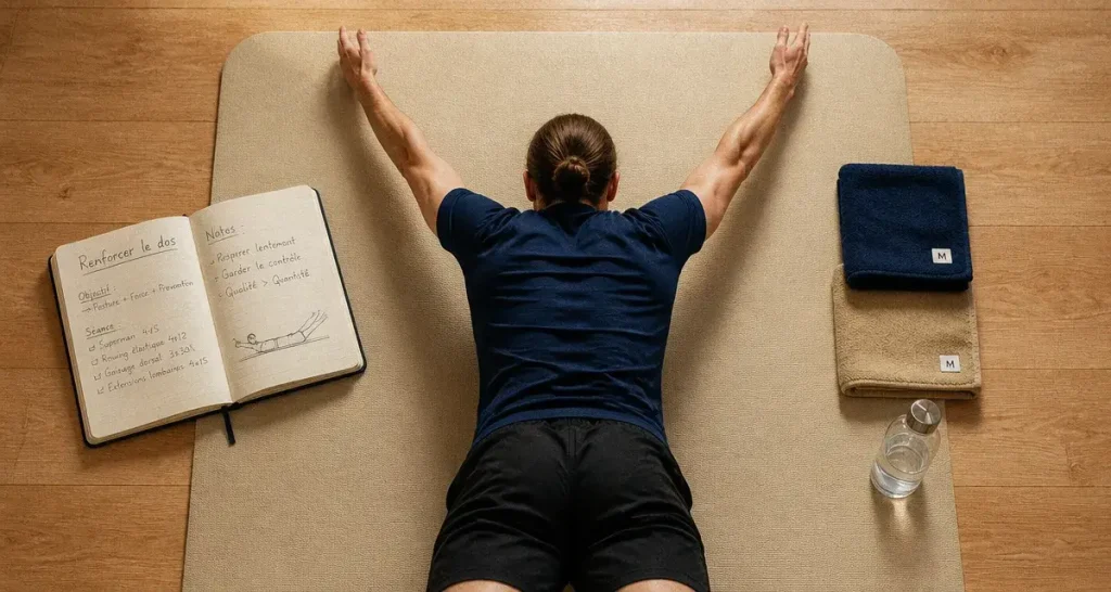 Muscler dos sans matériel : posture dos