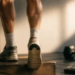 Mollets exercices : extension genou fléchi