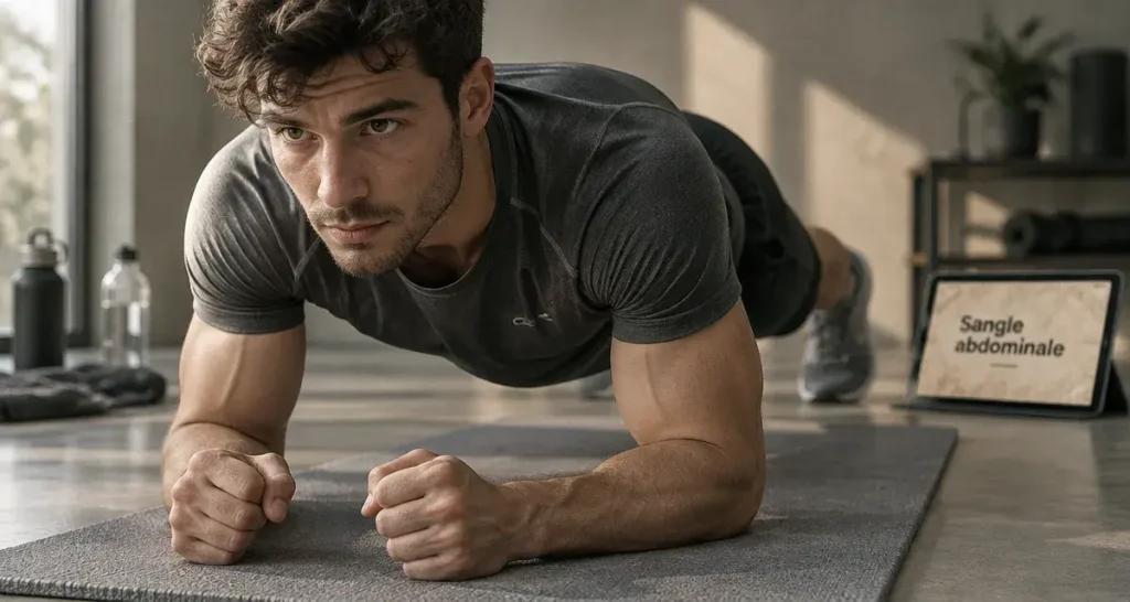 Abdominaux homme : gainage complet de la sangle abdominale