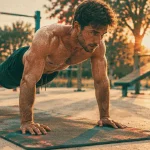 Poids de corps : planche gainée sur tapis, tempo et variantes